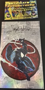 Álbum de recortes de mosaico Venom/Spiderman Tampa Bay Comic Con. ¡Signo de Kyle Willis! Lámina - Imagen 1 de 5