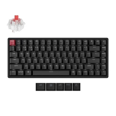 K2 75% Layout QMK Wireless and Wired Options Mechanical Keyboard Super Red Sw... - Image 1 of 4