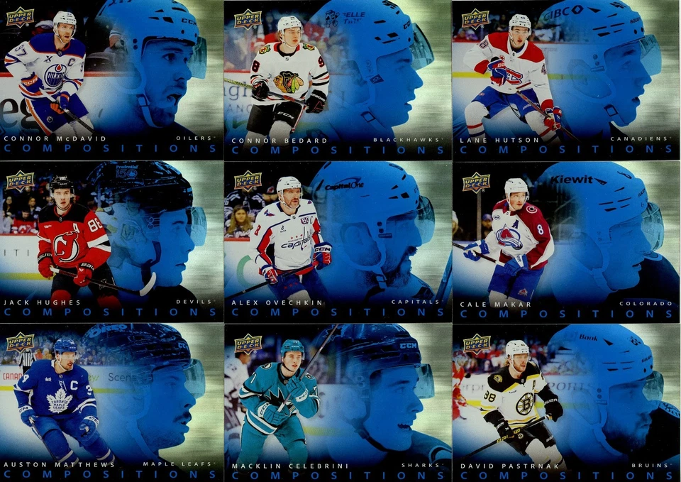 U PICK LOT 2025-26 25-26 Upper Deck UD Series 1 COMPOSITIONS INSERT card set - Image 1 of 1