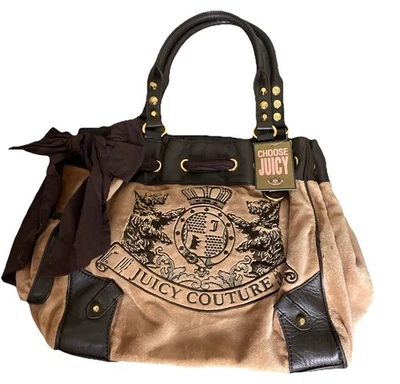 Juicy Couture Brown Daydreamer Scottie Handbag Gold Hardware With Tags! - Image 1 of 4