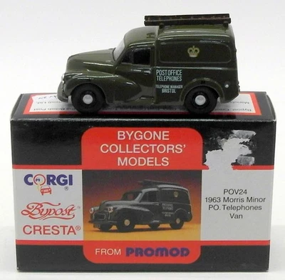 Telefones correios Morris Minor Van modelo escala 1/43 POV24 - 1970 Corgi - Imagem 1 de 3