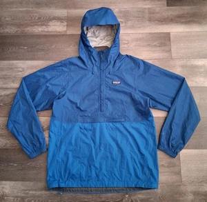Patagonia H2NO Torrentshell 3L Rain Jacket Pullover Waterproof Blue Size Medium - Picture 1 of 12