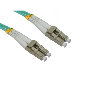 OM4 Fibre Optic Cable LC-LC (Multi-Mode) Aqua - 3 Metres - Afbeelding 1 van 3