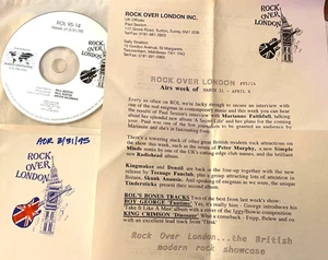 3/31/95 ROCK OVER LONDON ROL EXCLUSIVE RARE INTERVIEW MARIANNE FAITHFULL (10:22) - Picture 1 of 3