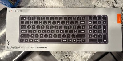 Satechi Compact Backlit Bluetooth 5.0 Keyboard ST-ACBKM Multi-Device for Mac - Image 1 of 2