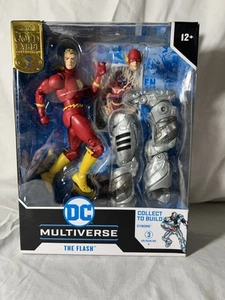 McFarlane Toys DC Multiverse BAF Cyborg THE FLASH Flashpoint Figure Gold LabelB4 - Picture 1 of 11