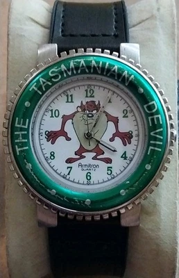 Reloj de cuarzo Armitron Warner Bros Looney Tunes Taz Tasmanian Devil 2200/67 nuevo🔋 Foto 1 de 4