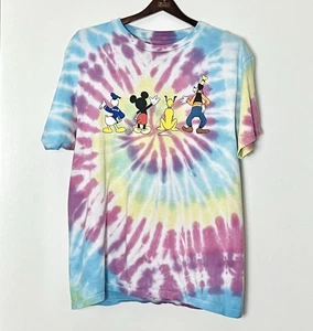 Disney Mickey & Friends T-Shirt Herren Large Batik Grafik Cartoon Nostalgie " - Bild 1 von 4