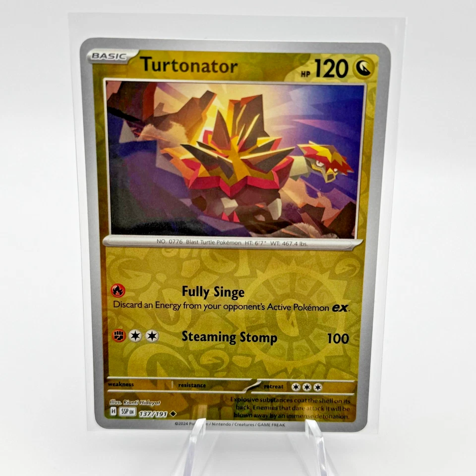 Turtonator 137/191 Sv08: Surging Sparks Reverse Holo - Image 1 of 1