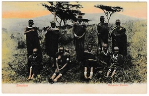 Early Zanzibar postcard (28/67) Wahamba Women posted to Ireland 1907 - Picture 1 of 2