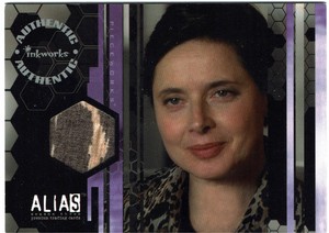 Alias Season 3 Pieceworks Costume Card PW6 Isabella Rossellini as Katya Derevko