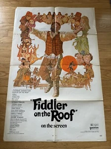 Locandina film un foglio 27 x 41” originale USA 1971 violinista - Foto 1 di 3