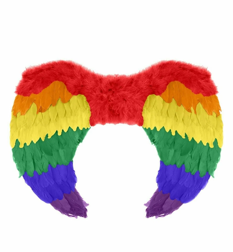 Rainbow Wings Orgullo Gay LGBT Festival Accesorio 60x40 cm Hada Ángel Elegante Vestido  Foto 1 de 1