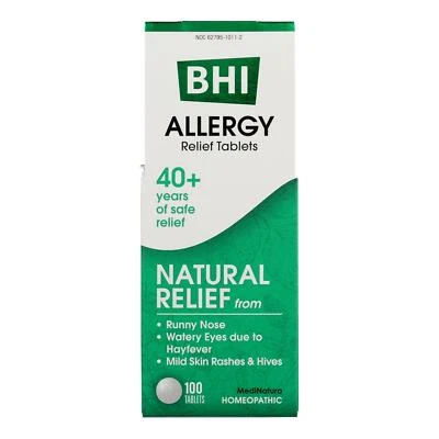 BHI - Allergy Relief - 100 Tablets - Image 1 of 2