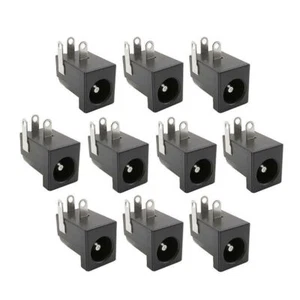 10pcs 5.5x2.1mm DC-005 DC Power Supply Jack Socket Connectors Barrel PCB Mount - Picture 1 of 10