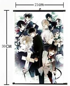 HOT Anime DIABOLIK LOVERS Wall Poster Scroll Home Decor Cosplay 645