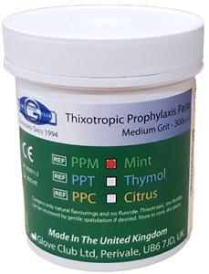 Glove Club Ltd 300g Thixotropic  Prophy Paste - Mint - Medium Grit