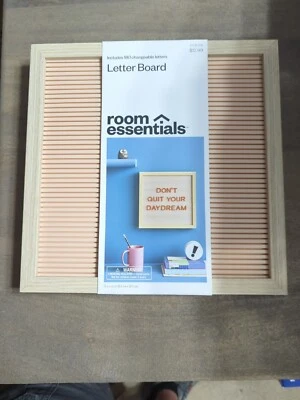 Room Essentials Peach Letter Board  12" x 12" 066 - Image 1 of 4