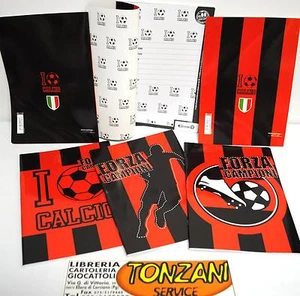12PZ.QUADERNI MAXI, LOVE CALCIO, MILAN, SCUOLA PRIMARIA, Rigatura 3°ELEMENTARI - Imagen 1 de 2