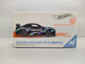 Hot Wheels id Nissan Skyline GT-R R34 HKS - New Sealed - Picture 1 of 6