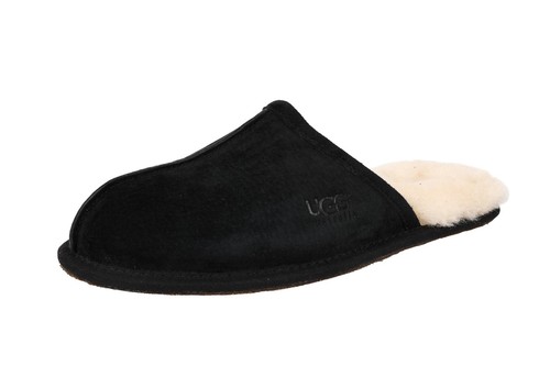 UGG Australia Scivoli Uomo Pelle di Pecora Nero Taglia 10 (EU 43)