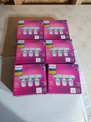 Philips Dimmable LED Bright White Light Bulbs  (56731) FS ,6 Packs Of 3 Bulbs - Image 1 of 4