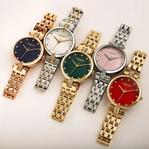 Women's Akribos XXIV AK1085 Swarovski Crystal Stainless Steel Bracelet Watch - Picture 1 of 15