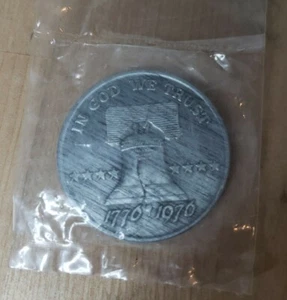 Liberty Bell Bicentennial Possibility Thinker's Creed Münze Medaille (#9) - Bild 1 von 4