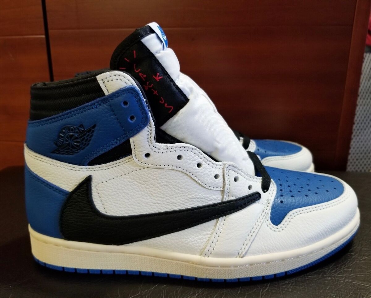 Jordan 1 Retro x Fragment Design x Travis Scott High Blue Jordan 1 Retro x Fragment Design x Travis Scott High Blue