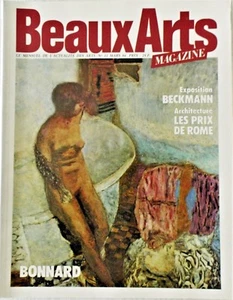 BEAUX ARTS MAGAZINE 11/MARS 84/BECKMANN/LES PRIX DE ROME/BONNARD/PROUST/KIRILI - Bild 1 von 7