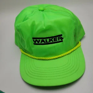 Gorra Walker Verde Adulto Usada Correa De Colección G9D - Imagen 1 de 5
