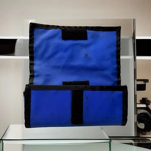 BOLSA/CARTERA para organizar identificaciones, pasaporte, efectivo, cupones, 4"H x 7"W azul real - Imagen 1 de 10