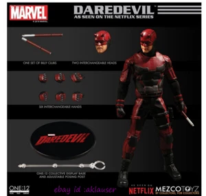 Mezco Toyz 1/12 Netflix Daredevil Actionfigur Spielzeug Modell auf Lager - Bild 1 von 8