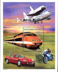 Chad Stamp #748 - (1998) - S/Sheet - TGV France - Bild 1 von 1