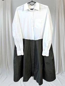 Sara roka abito donna bluse gonna vestito bianco verde 42 - Foto 1 di 8