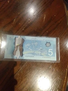 2013 $5 Dollars Bank Of Canada Unc High C In The HCW See Pictures. - Picture 1 of 13