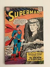 Superman 194 Silver Age 1967 Curt Swan, Death of Lois Lane,  Luthor GOOD MINUS