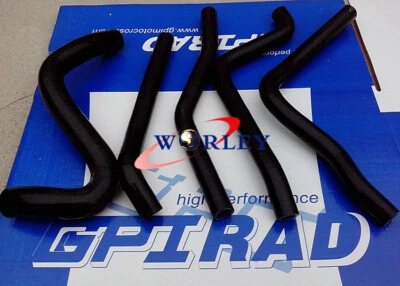 PARA Kawasaki KX250 KX 250 1990-1993 1991 1992 Kit Manguera Radiador Negro Foto 1 de 4