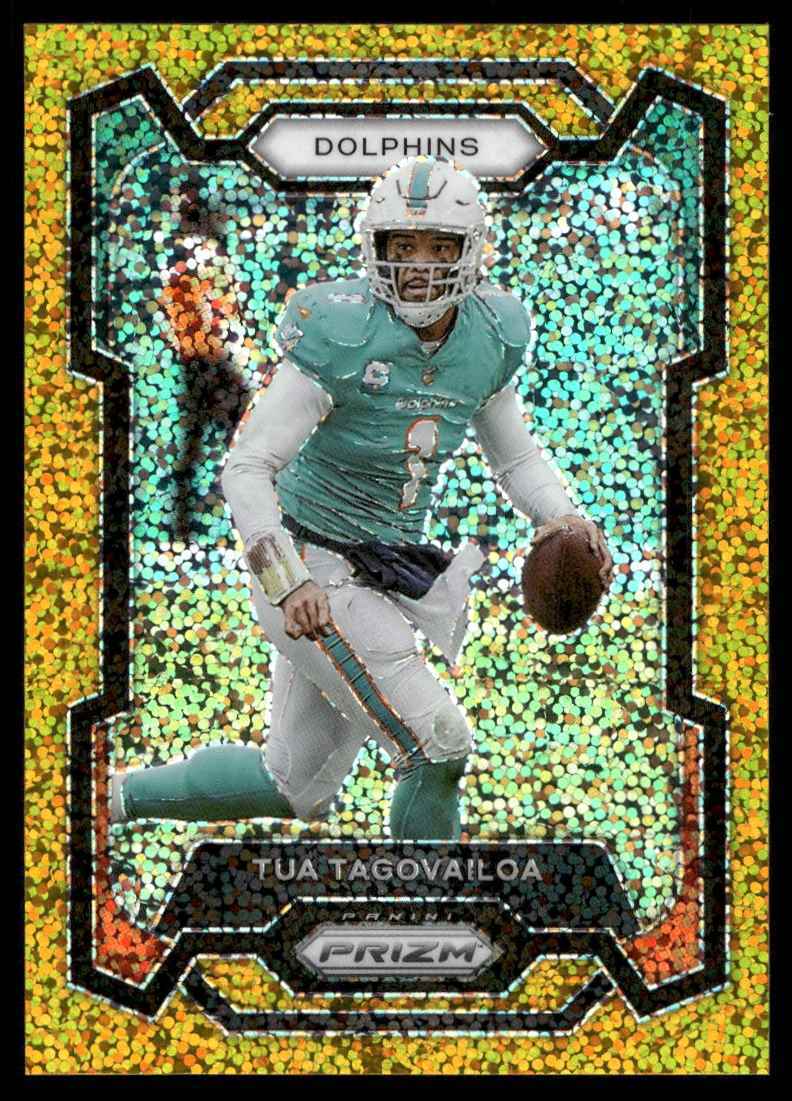 2023 Panini Prizm GOLD SPARKLE Tua Tagovailoa 23/24 Dolphins #190 C68