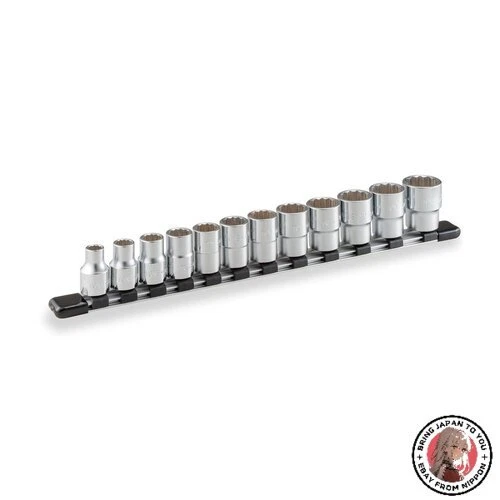 NEW TONE HDB412 1/2 Drive SAE Size 12 Point Socket Set w/Alumin - Image 1 of 1