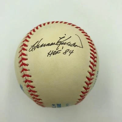 Harmon Killebrew HOF 1984 Brooks Robinson HOF 83 Bobby Doerr Signed Baseball - Image 1 of 4