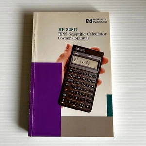 Hewlett-Packard HP 32SII RPN Calculator Owner's Manual Vintage 1994 5th Edition - Picture 1 of 9