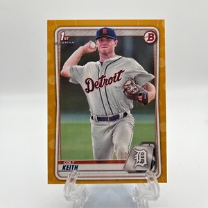 2020 Bowman Draft Paper Colt Keith Bowman 1st Gold /50 Tigers #BD-54 *SEE