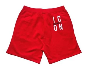 DSQUARED2 pantaloncini short uomo icon S79MU0018 rosso Tg.XXl - Picture 1 of 3