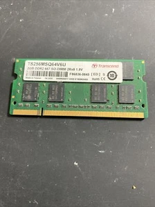 TRANSCEND 2GB 2RX8 DDR2 667 SO DIMM - Foto 1 di 1