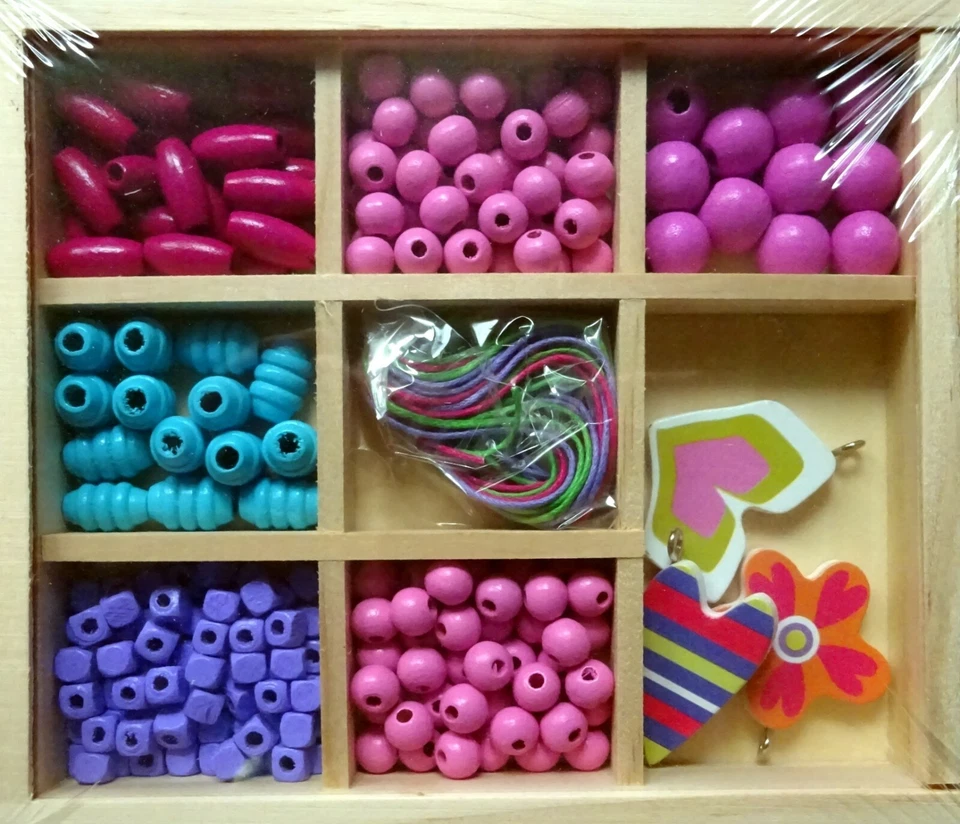 Fädelperlen, Bastelset kompakt, NEU - Bild 1 von 1