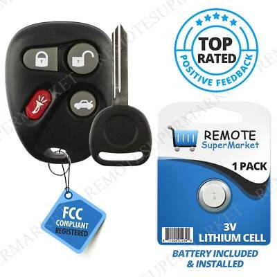 Replacement for Oldsmobile 01-04 Alero Pontiac 01-05 Grand Am Remote Fob Key Set Foto 1 de 4