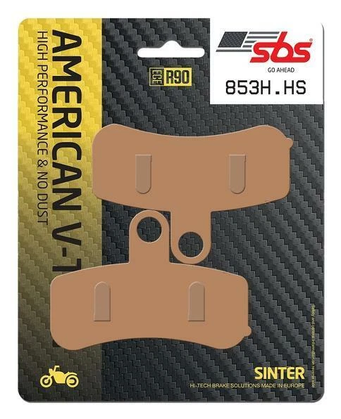 SBS 853HHS BRAKE PADS FOR HARLEY DAVIDSON FXDF 1690 DYNA WILD GLIDE 2012 - 2017 — 第 1/1 张图片