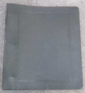 Vintage NATIONAL Black TEXTURED/PEBBLED 3-Ring BINDER 4581 1/2 - Bild 1 von 10