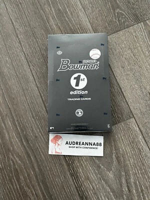 2020 Bowman 1st Edition Baseball MLB Sealed Trading Cards 24-Pack Hobby Box - Image 1 of 3